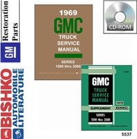 1969-70 GMC 100-500 TRUCK Body, Chassis & Electrical Service Manual